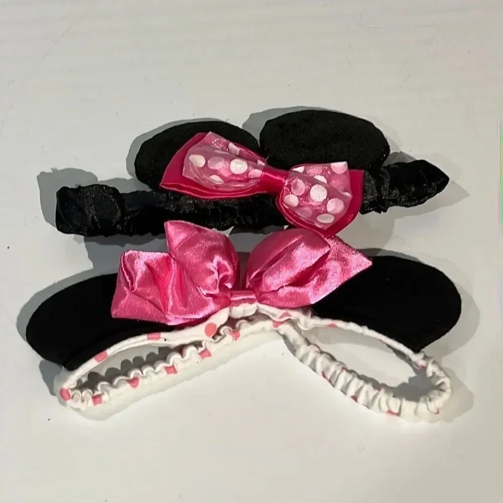Bundle 3 for $15 Adorable Disney Minnie Mouse Ear Toddler/Child Headbands Set
